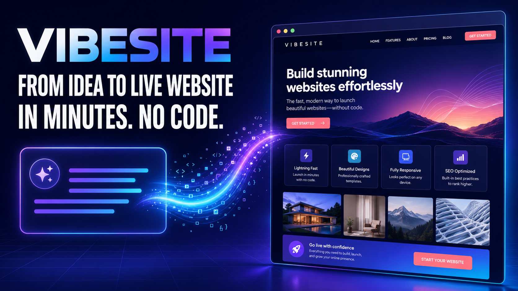How an AI Website Builder Turns Your Idea into a Live Website in Minutes (Without Writing a Single Line of Code)